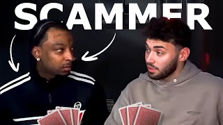 21 Savage Gets Caught Scamming Adin Ross [upl. by Panther]