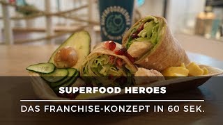 Eigenen Superfood Heroes Store eröffnen – Das FranchiseKonzept in 60 Sek erklärt [upl. by Ford121]