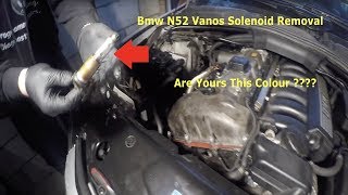 BMW N52 Vanos Solenoids Removal amp Renewal [upl. by Yrac]