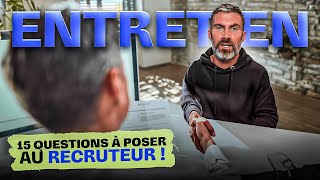 15 questions à poser en entretien pour DÉSTABILISER un recruteur [upl. by Doowle]