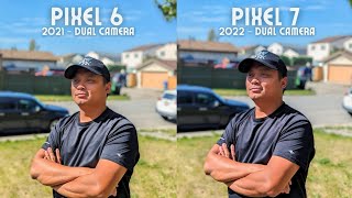 Pixel 6 vs Pixel 7 camera comparison Worth upgrading 🤔 [upl. by Danie]