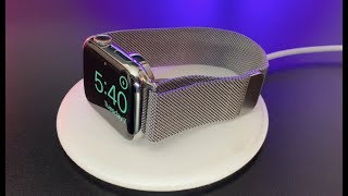 Official Apple Watch Stainless Steel Milanese LoopBand Review  ALL COLORS [upl. by Aimas]