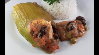 Caigua Rellena de carne con verduras [upl. by Nainatrad]