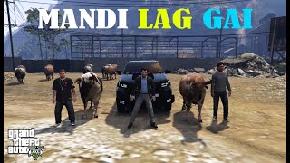 MICHAEL BUYING COW FOR EID UL ADHA  MANDI SERIES EP 1  GTA 5 GAMEPLAY [upl. by Tail874]