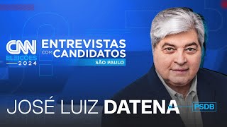 José Luiz Datena PSDB  CNN Eleições entrevistas com candidatos  São Paulo [upl. by Atreb]