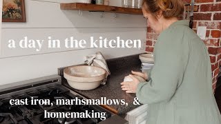 Homemaking a Day in the Life  re seasoning cast iron [upl. by Hy345]