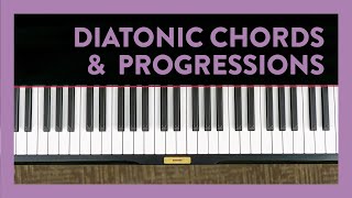 Learn Diatonic Chords amp Progressions  Major amp Minor  Piano Lessons 185  Hoffman Academy [upl. by Leila486]