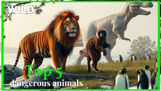 For kids Top Five Dangerous Animals Are You Sa fstory animals kidsvideo [upl. by Aicelf]