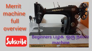 Merritt sewing machine overview merritt மெஷின் ஒரு கண்ணோட்டம் stitchingtextbook2048 [upl. by Daniele]