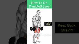 How to Do a Dumbbell Shoulder Squat Form And Technique [upl. by Verina]