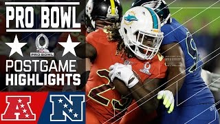 AFC vs NFC  2017 NFL Pro Bowl Game Highlights [upl. by Ecal]