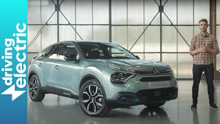 Citroen eC4 – first look and walkaround of new Citroen electric car – DrivingElectric [upl. by Ghassan]