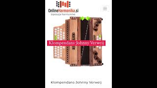 Klompendans Johnny Verweij onlineharmonika [upl. by Socram]