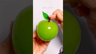 🍏Green Apple Squishy DIY with Nano Tape [upl. by Ybot194]