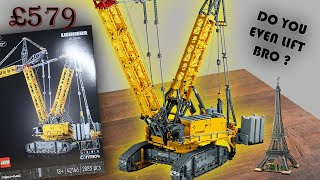 LEGO LIEBHERR LR1300 is it worth it what can it lift REVIEW [upl. by Yttocs323]