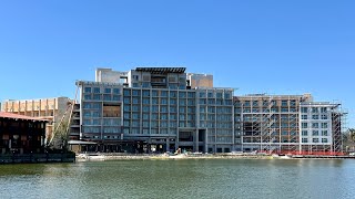 4K Tour of Disney Vacation Club Tower Construction at Polynesian Village Resort  Walt Disney World [upl. by Zeiler840]