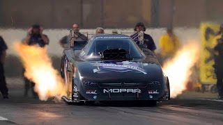 Jack Beckman rockets to the No 1 in Pomona AutoClubFinals [upl. by Anayet869]