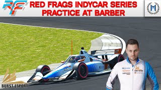 rFactor 2 IndyCar Series  Practice at Barber redfragsracing4354​ [upl. by Aisset627]