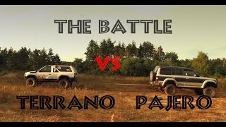 Mitsubishi Pajero sas vs Nissan Terrano sas  Off Road 4x4 The Battle [upl. by Carder548]