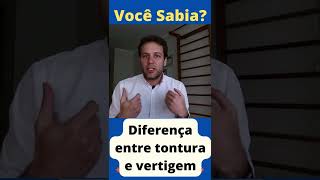 Diferença entre tontura e vertigem [upl. by Seeto]