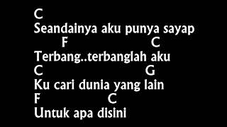 Chord amp Lirik Seandainya Aku Punya Sayap [upl. by Acnoib]