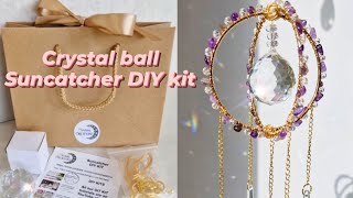 Crystal ball suncatcher diy tutorial how to make a suncatcher [upl. by Ita]