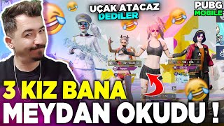 3 KIZA KARŞI SAVAŞTIM  UÇAK ATACAZ DEDİLER  PUBG MOBİLE TDM ARENA VS [upl. by Okika]