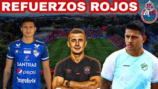 LLEGAN LOS REFUERZOS PARA LOS ROJOS DEL MUNICIPAL 👺 BINI  GALINDO  MARCO  RONY 🏆 [upl. by Noved231]