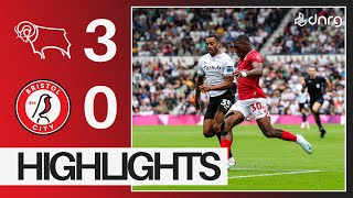 Derby County 30 Bristol City  Highlights [upl. by Dugan419]