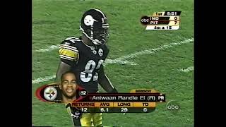 Indianapolis Colts at Pittsburgh Steelers MNF Week 7 2002 [upl. by Enyaw]