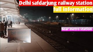 safdarjung railway station redevelopment सफदरजंग रेलवे स्टेशन  delhi vlogvideo railwaystation [upl. by Muire]