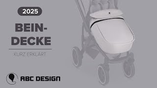 Beindecke  für Buggy amp Kinderwagen Modell 2025  ABC Design [upl. by Emee]