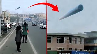 Passenger Filmed A CigarShaped UFO In Italy What Happened Next Is Still Unexplained [upl. by Kosse]