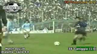 Serie A 19891990 Atalanta BC All Goals [upl. by Nolava]