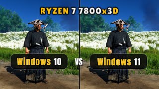 Windows 10 22H2 vs Windows 11 24H2  Ryzen 7 7800x3D  Zen4 [upl. by Yael507]