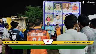 Live Cricket Match  Honda Capitals vs Hero Motocorp LtdDharuhera  10Sep24 0723 PM 20  1st AVS [upl. by Anyehs]