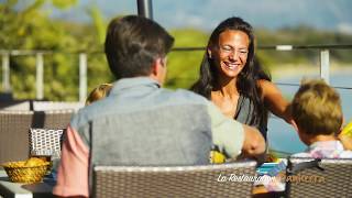 Le Restaurant panoramique et pieds dans leau de Bagheera à Linguizzetta Corse [upl. by Yla103]