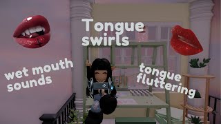 Roblox ASMR ✨tongue swirling and flutters✨INTENSE [upl. by Entirb979]