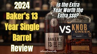 2024 Baker’s 13 Year Single Barrel Bourbon Review vs Knob Creek 12 Year Bourbon [upl. by Ernesto]