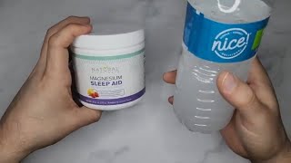 Magnesium Powder Natural Sleep Aid Best Supplement To Sleep Fast Naturally Review [upl. by Tiossem]