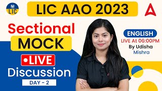 LIC AAO 2023  Practice Set2  English Classes by Udisha Mishra [upl. by Muna284]