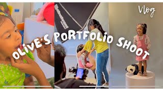 PORTFOLIO SHOOT of Olive photoshoot vlog telugu vlogs dailyvlog viral olive trending [upl. by Hull]