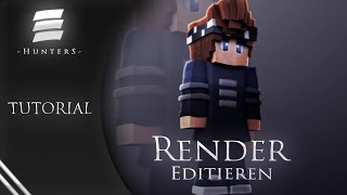 Photoshop tutorial deutsch  how to edit a Minecraft Render  Minecraft Deutsch GERHD [upl. by Clarance]