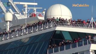 Mein Schiff1  Auslaufen HafenCity  Hamburg 2013 [upl. by Gwenny]