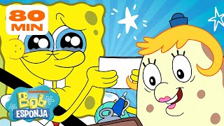 Bob Esponja  De regreso a la escuela con Bob Esponja🚌  Más de 60 minutos  Bob Esponja en Español [upl. by Oly]