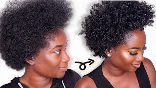 My AFRO tutorial NO SHRINKAGE  4C Natural Hair [upl. by Balac]