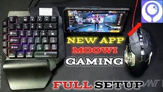 ❤New App Moowii Gaming App Se Kibord ⌨️ And Mouse 🖱Ko Kaise Connect Kare❤ [upl. by Joellyn110]