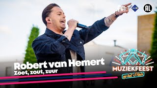 Robert van Hemert  Zoet zout zuur LIVE • Muziekfeest op het Plein 2024  Sterren NL [upl. by Pollock]