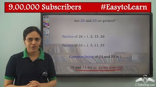 Coprime Numbers  Factors and Multiples  Class 5  CBSE  NCERT  ICSE [upl. by Nylisoj]