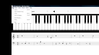 Free MIDI to Sheet Music Software [upl. by Enyalaj290]